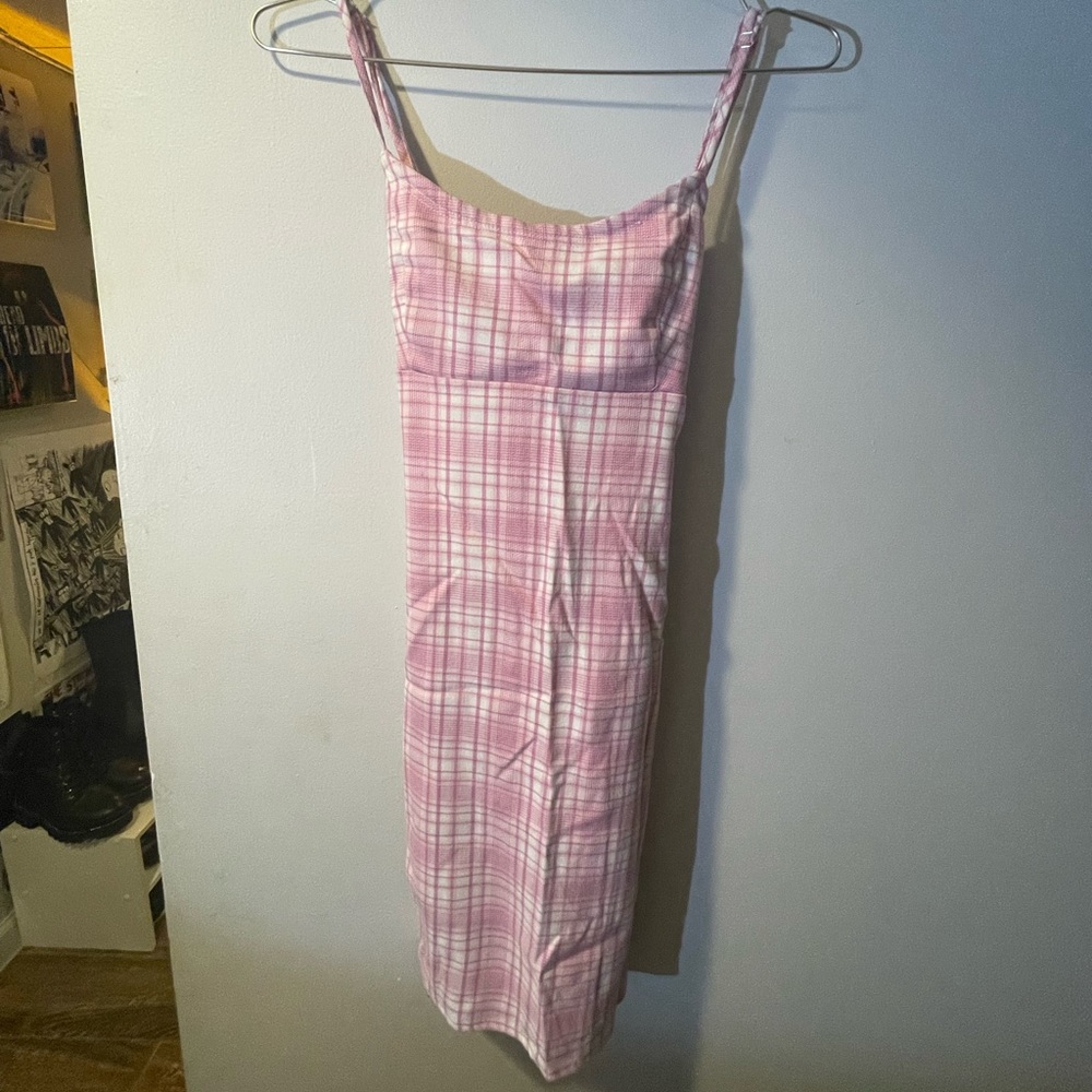 Brandy plaid dress